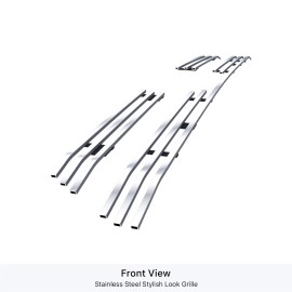 APS GR20FFC29S - Polished Stainless Steel Main Upper Horizontal Billet Grille