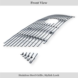 APS GR20FFD56S - Polished Stainless Steel Main Upper Horizontal Billet Grille