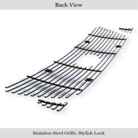 APS GR20FFD56S - Polished Stainless Steel Main Upper Horizontal Billet Grille