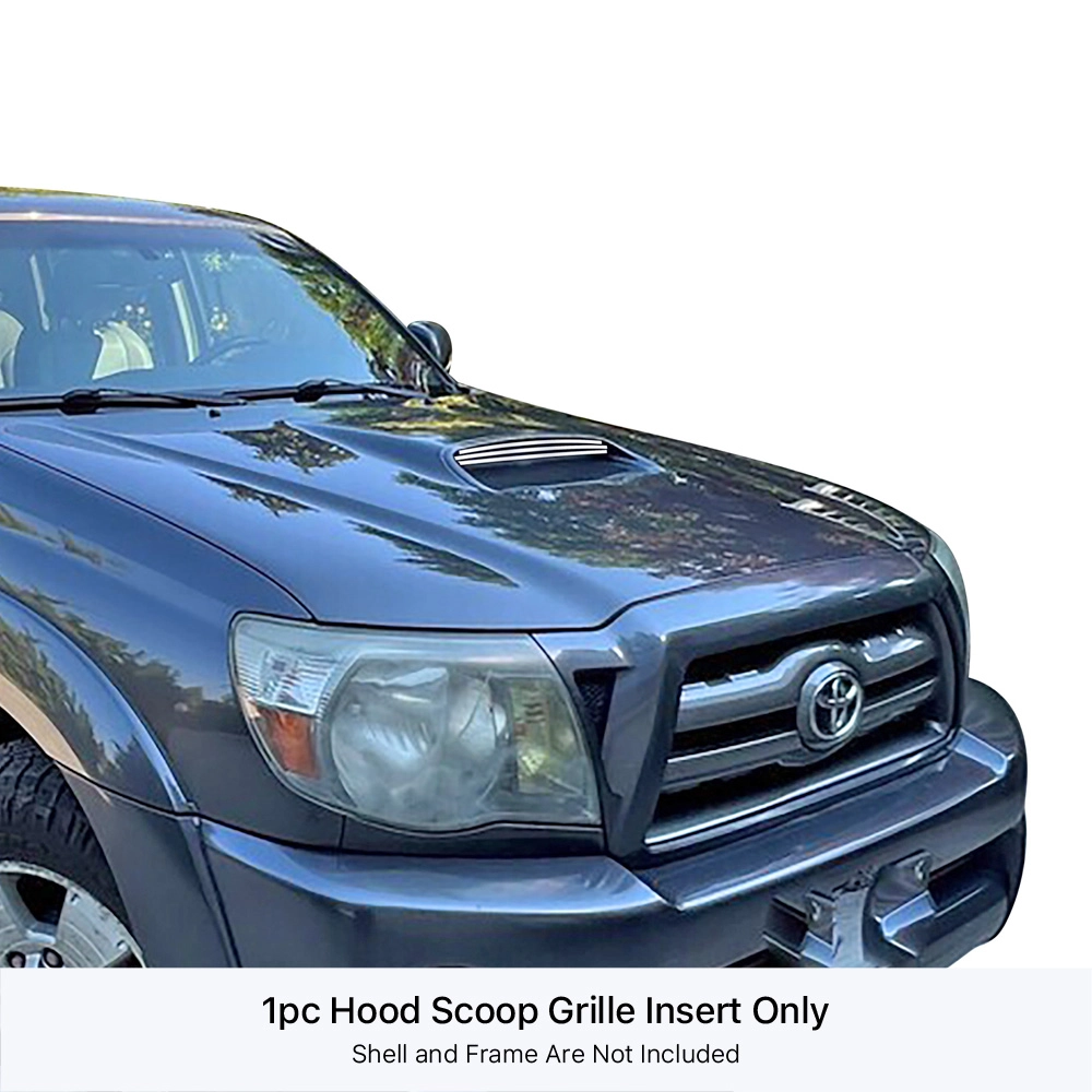 APS GR20FFE01S - Polished Stainless Steel Hood Scoop Horizontal Billet Grille