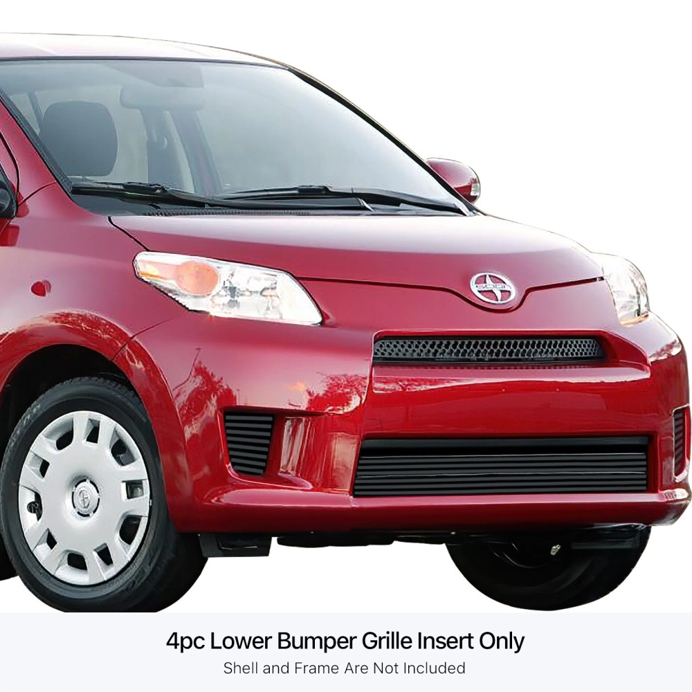 APS GR20FFE52J - Black Stainless Steel Lower Bumper Horizontal Billet Grille