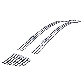 APS GR20FFE52S - Polished Stainless Steel Lower Bumper Horizontal Billet Grille