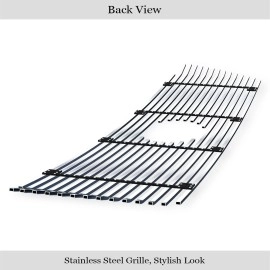 APS GR20FFG18S - Polished Stainless Steel Main Upper Horizontal Billet Grille
