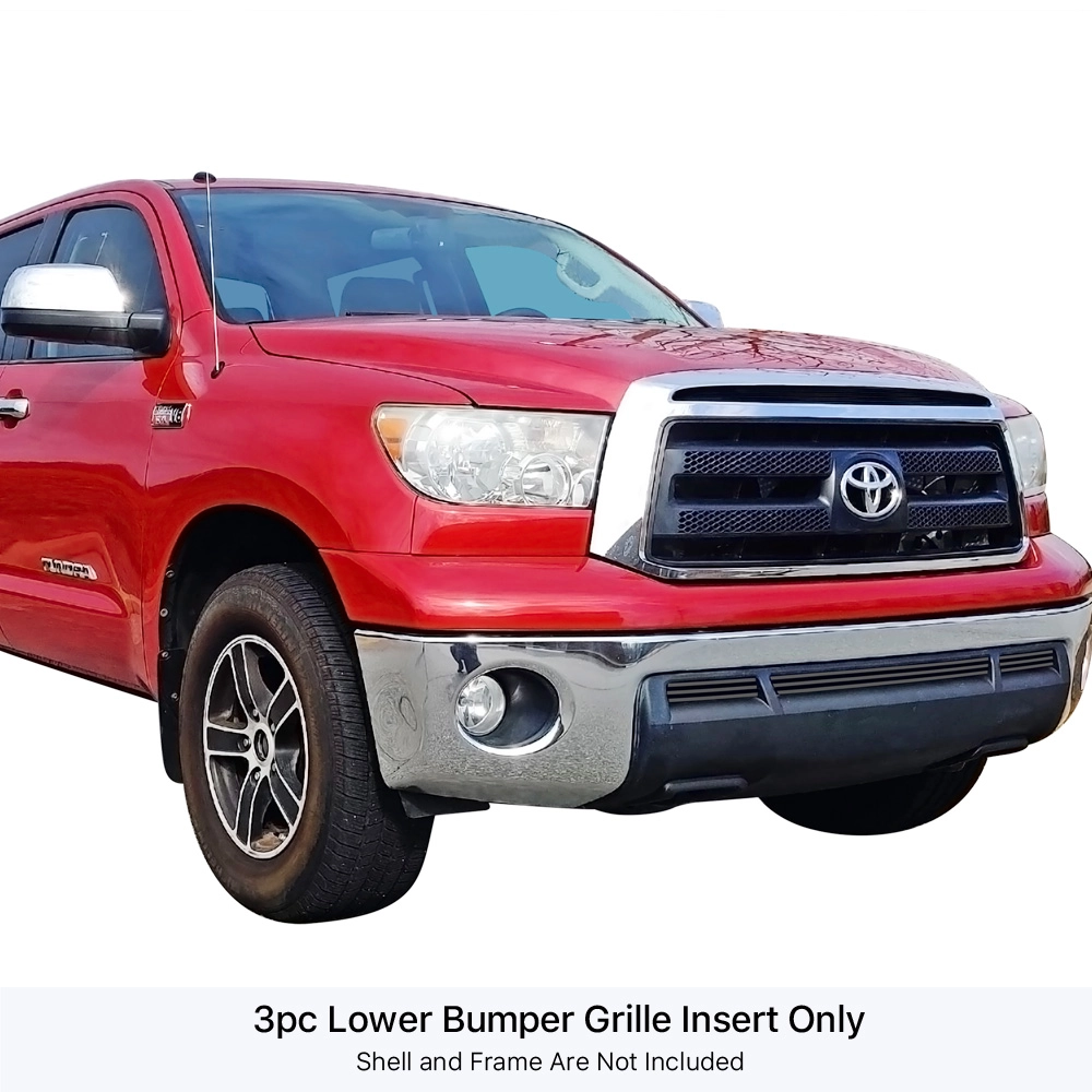 APS GR20FFG19J - Black Stainless Steel Lower Bumper Horizontal Billet Grille