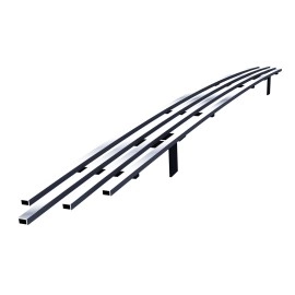 APS GR20FFI38S - Polished Stainless Steel Lower Bumper Horizontal Billet Grille