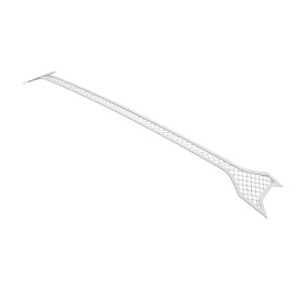 APS GR20GEA81S - Polished Stainless Steel Lower Bumper 2.5mm Wire Mesh Grille