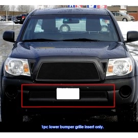 APS GR20GFD57H - Black Stainless Steel Lower Bumper 1.8mm Wire Mesh Grille