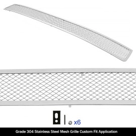 APS GR20GFE00T - Polished Stainless Steel Lower Bumper 1.8mm Wire Mesh Grille