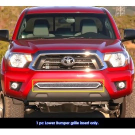 APS GR20GFI38T - Polished Stainless Steel Lower Bumper 1.8mm Wire Mesh Grille