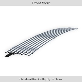 APS GR20HEA21S - Polished Stainless Steel Lower Bumper Horizontal Billet Grille