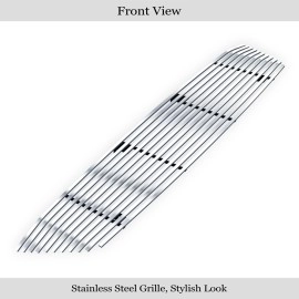 APS GR20HEA40C - Hairline Stainless Steel Main Upper Horizontal Billet Grille