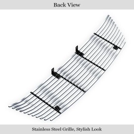 APS GR20HEA40C - Hairline Stainless Steel Main Upper Horizontal Billet Grille