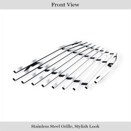 APS GR20HEC82C - Hairline Stainless Steel Main Upper Horizontal Billet Grille