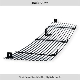 APS GR20HEC93S - Polished Stainless Steel Main Upper Horizontal Billet Grille