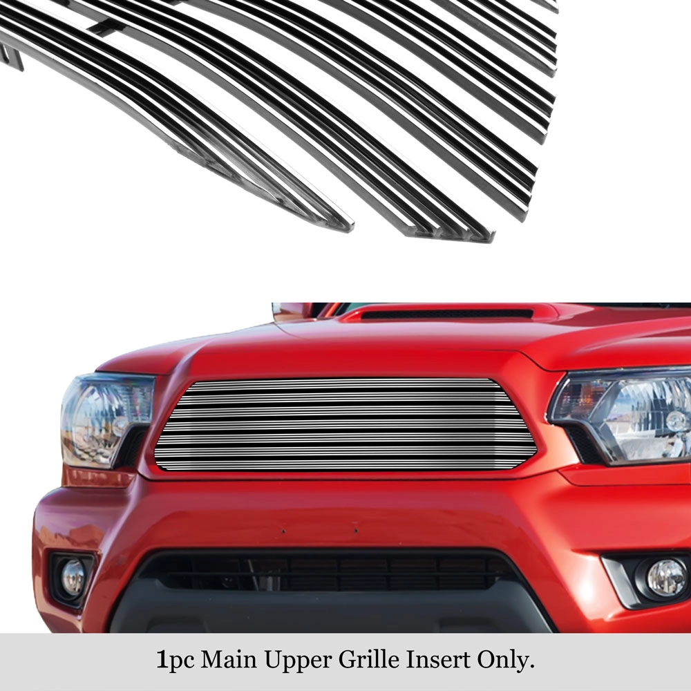 APS GR20HFI71T - Polished Aluminum Main Upper 20mm Horizontal Billet Grille