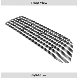 APS GR20HFI71T - Polished Aluminum Main Upper 20mm Horizontal Billet Grille