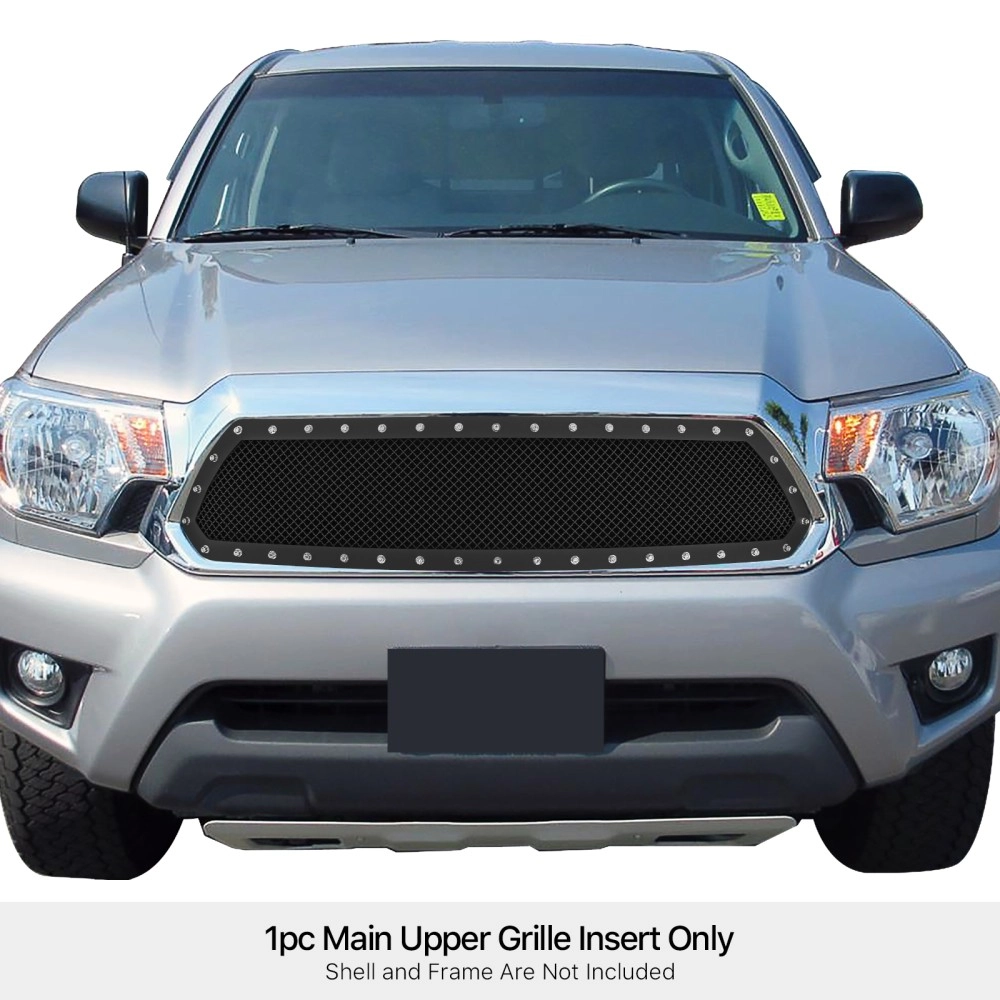 APS GR20LFI71H - Black Stainless Steel Main Upper 1.8mm Wire Mesh Grille w/ Rivet