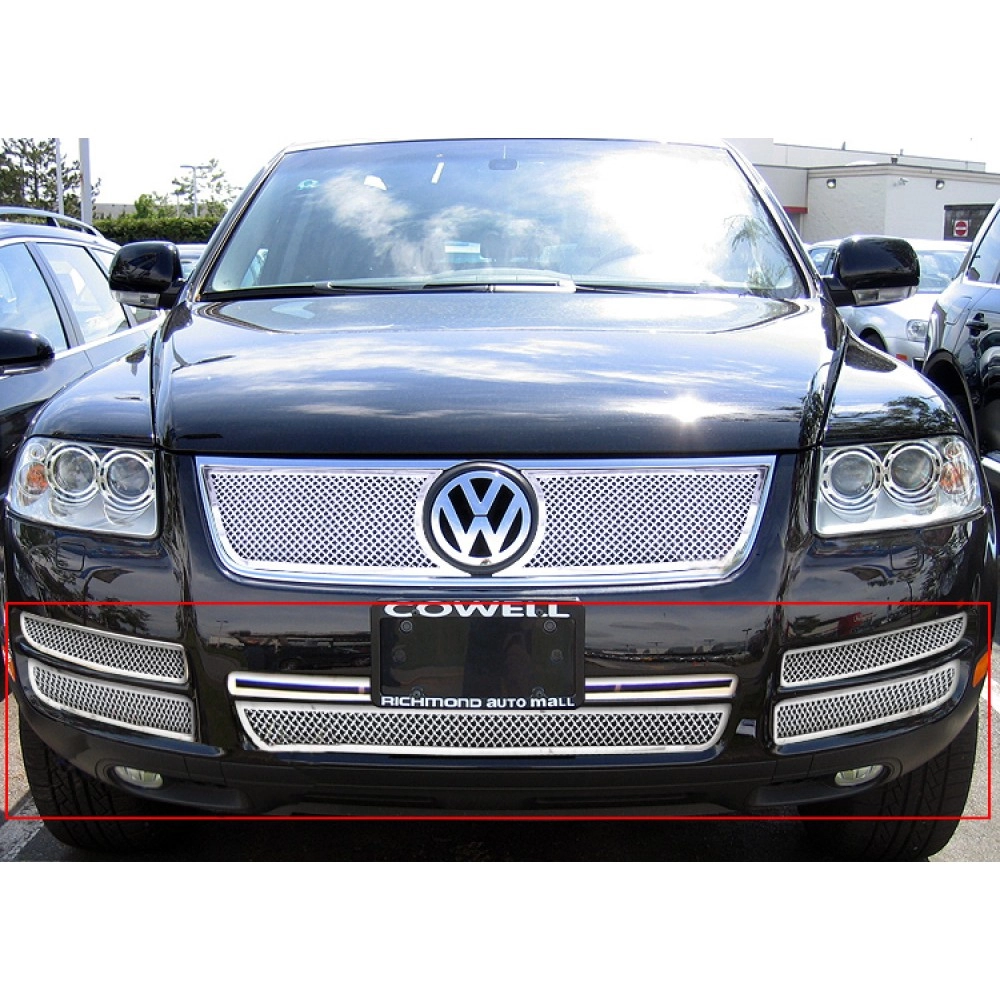 APS GR22GEE13T - Polished Stainless Steel Lower Bumper 1.8mm Wire Mesh Grille