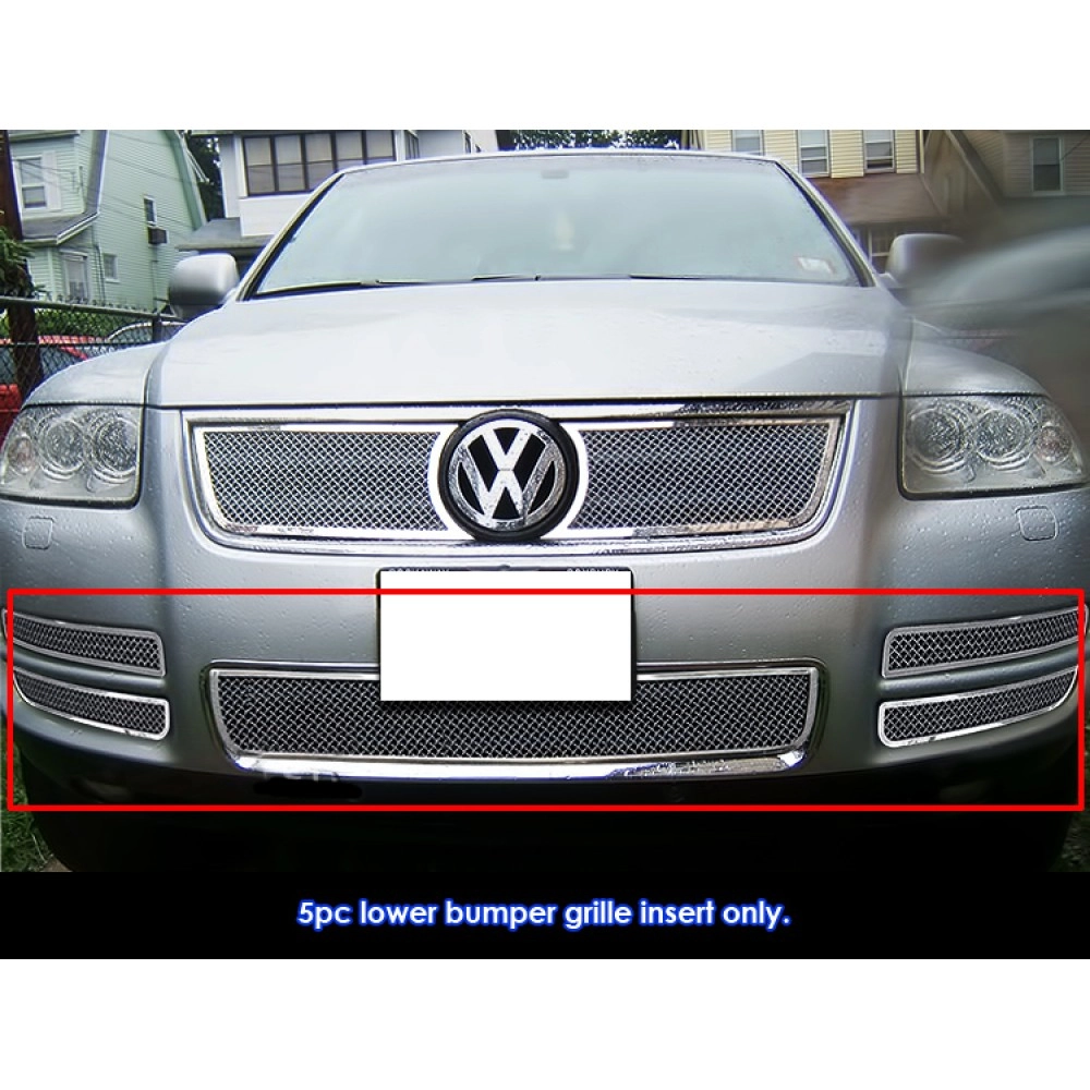 APS GR22GEH16T - Polished Stainless Steel Lower Bumper 1.8mm Wire Mesh Grille