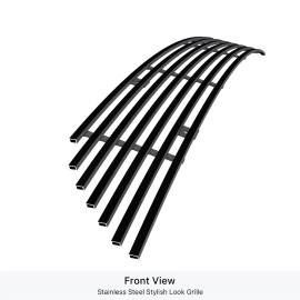 APS GR25FEG58J - Black Stainless Steel Lower Bumper Horizontal Billet Grille