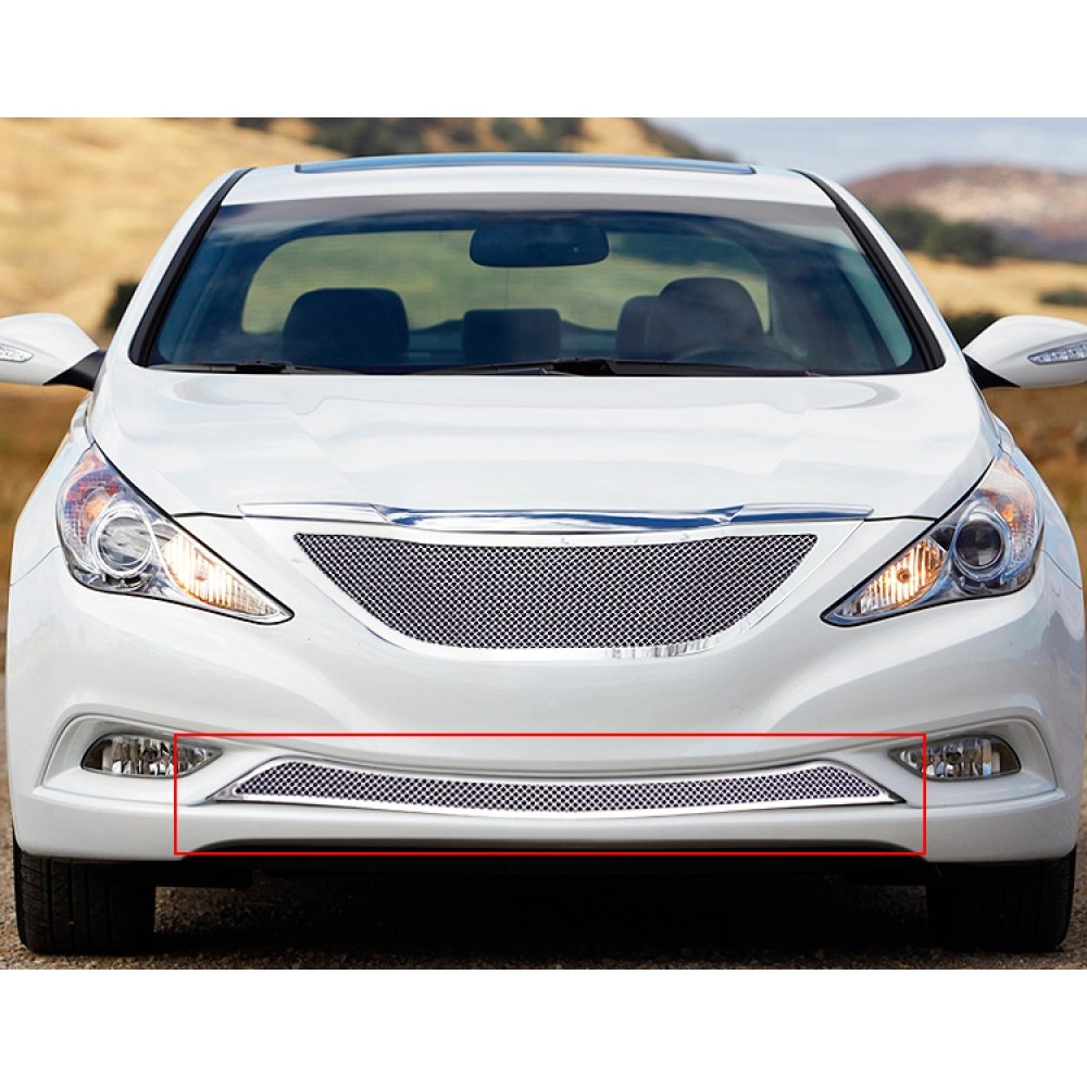 APS GR25GFG96T - Polished Stainless Steel Lower Bumper 1.8mm Wire Mesh Grille