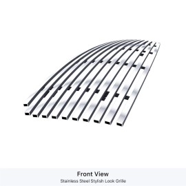 APS GR25HFD34S - Polished Stainless Steel Main Upper Horizontal Billet Grille