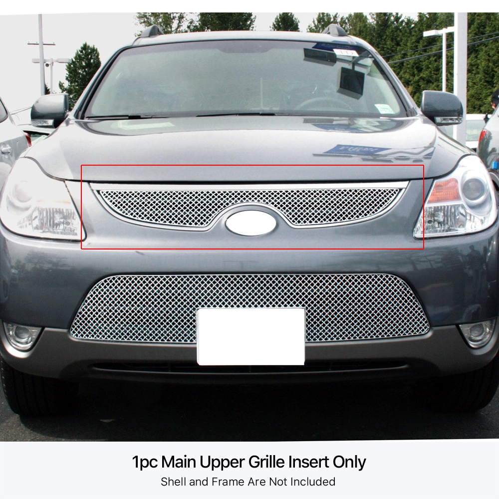 APS GR25XFI50S - Polished Stainless Steel Main Upper 2.5mm Wire Mesh Grille