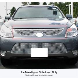 APS GR25XFI50S - Polished Stainless Steel Main Upper 2.5mm Wire Mesh Grille