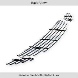 APS GR26FEE18S - Polished Stainless Steel Lower Bumper Horizontal Billet Grille
