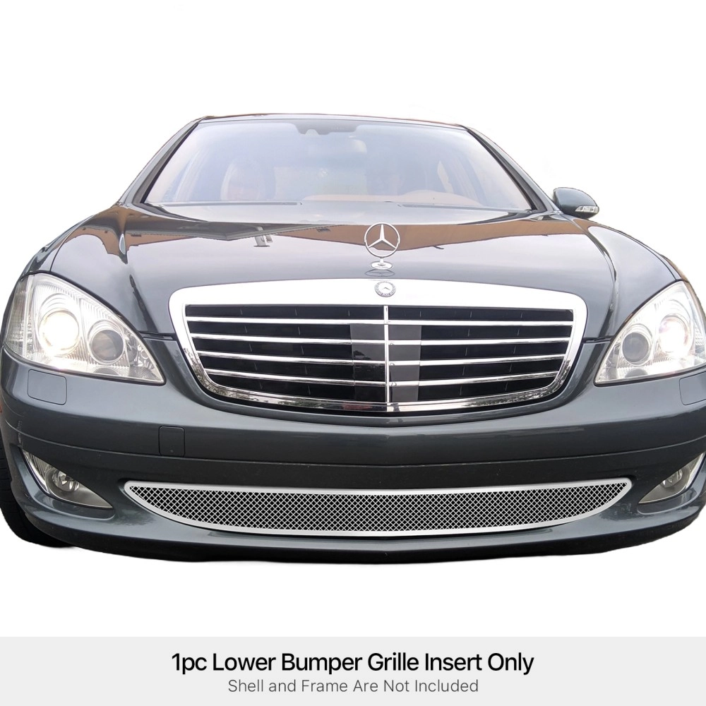APS GR26GEE19T - Polished Stainless Steel Lower Bumper 1.8mm Wire Mesh Grille