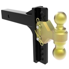 APS HT01DEA01 - Class 3 Adjustable Ball Mount With a 2" and 2-5/16" Ball