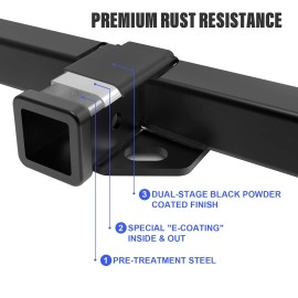 APS HT18CEB36 - Class 3 Black Carbon Steel Rear Hitch