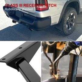 APS HT18CJD19 - Class 3 Black Carbon Steel Rear Hitch