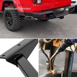 APS HT18CJD34 - Class 3 Black Carbon Steel Rear Hitch