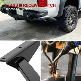 APS HT24CAB65 - Class 3 Assembly Style Black Carbon Steel Rear Hitch