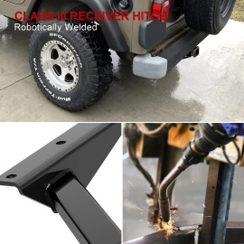 APS HT24CAC41 - Class 3 Assembly Style Black Carbon Steel Rear Hitch