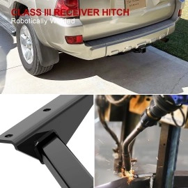 APS HT24CBE00 - Class 3 Assembly Style Black Carbon Steel Rear Hitch