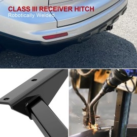APS HT24CBF10 - Class 3 Assembly Style Black Carbon Steel Rear Hitch