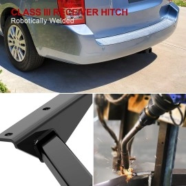 APS HT24CDD00 - Class 3 Assembly Style Black Carbon Steel Rear Hitch