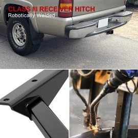 APS HT24CGE75 - Class 3 Black Carbon Steel Rear Hitch