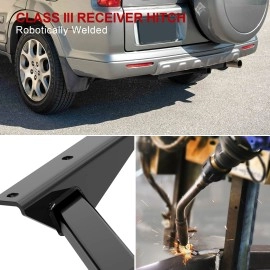 APS HT24CHI90 - Class 3 Assembly Style Black Carbon Steel Rear Hitch