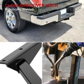 APS HT24CIB21 - Class 3 Assembly Style Black Carbon Steel Rear Hitch