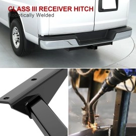 APS HT24CIB45 - Class 3 Assembly Style Black Carbon Steel Rear Hitch