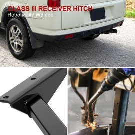 APS HT24CIE11 - Class 3 Assembly Style Black Carbon Steel Rear Hitch