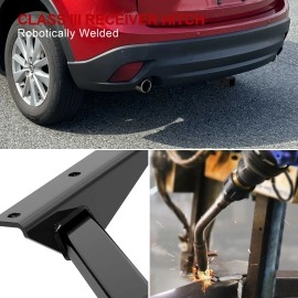 APS HT24CJA27 - Class 3 Assembly Style Black Carbon Steel Rear Hitch