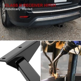 APS HT24CJA62 - Class 3 Assembly Style Black Carbon Steel Rear Hitch