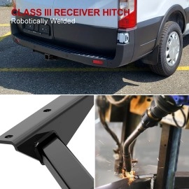 APS HT24CJA93 - Class 3 Assembly Style Black Carbon Steel Rear Hitch