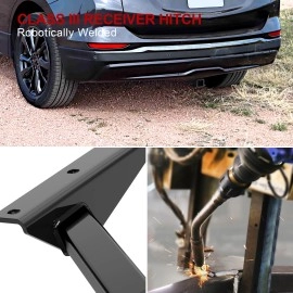 APS HT24CJD39 - Class 3 Assembly Style Black Carbon Steel Rear Hitch