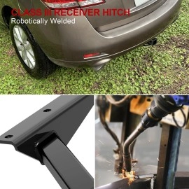 APS HT24CJD40 - Class 3 Assembly Style Black Carbon Steel Rear Hitch