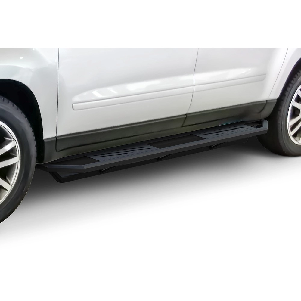 APS IA03SAC3B - Square Tube Door-to-Door Black Aircraft Aluminum Nerf Bars